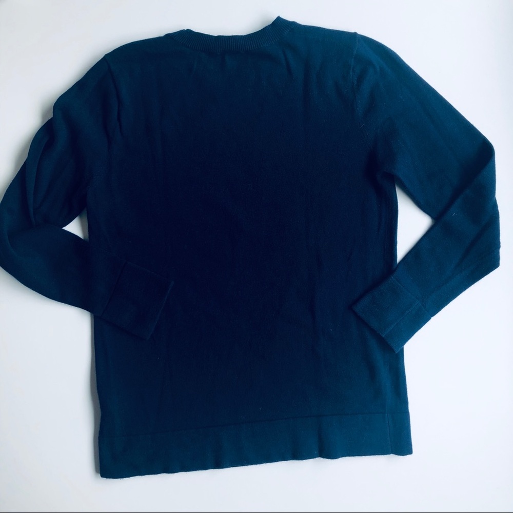 Halogen graphic pullover S shirt sweater London - Picture 5 of 7